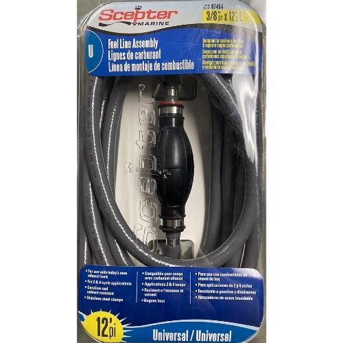 Scepter Marine - Fuel Line Assembly (3/8" x 12'L) 07484