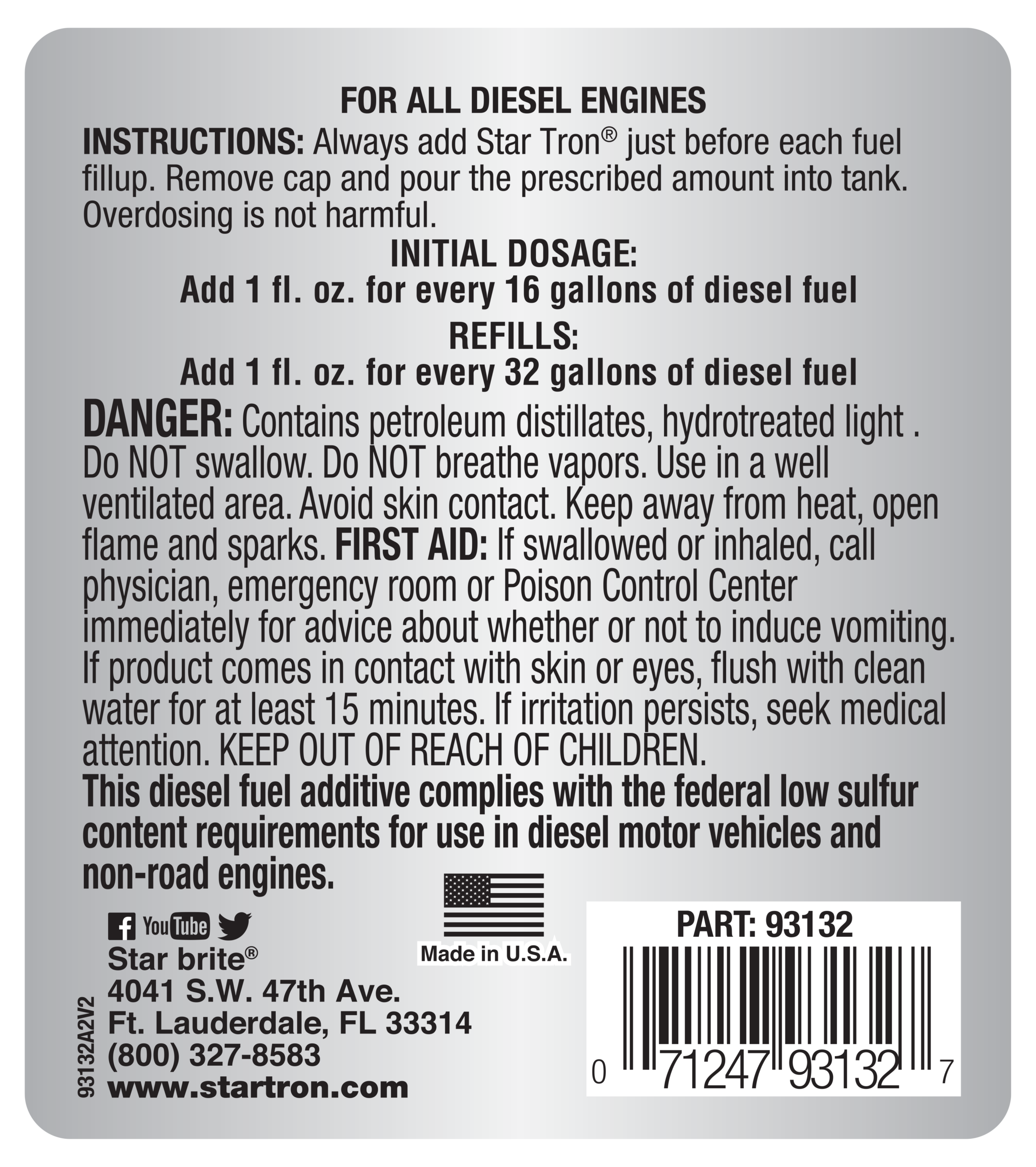 Star brite STAR TRON Enzyme Diesel Treatment Concentrated Formula - Image 5