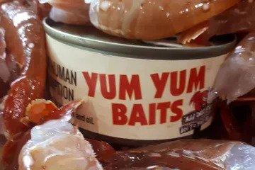 YUM YUM Bait Prawn & Crab Bait 160g tins | False Creek Fuels Tackle Shop