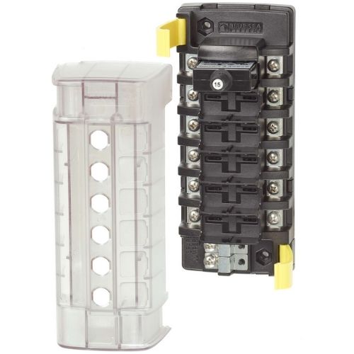 Blue Sea Systems ST CLB Circuit Breaker Block - 6 Independent Circuits - 5050