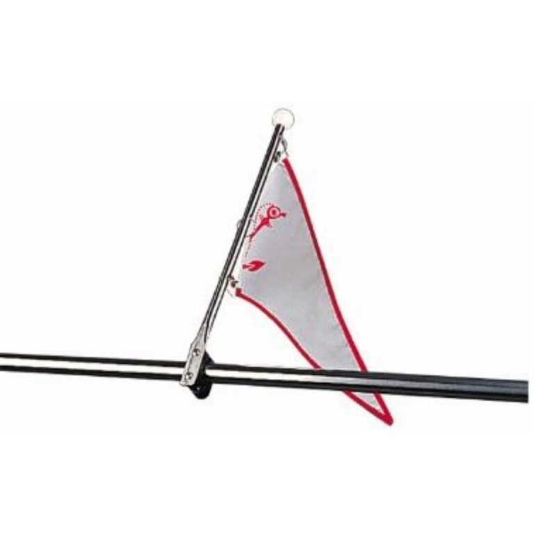 |SEADOG Stainless Steel Rail Mount Flagpole - 327120-1 (1)|SEADOG Stainless Steel Rail Mount Flagpole - 327120-1