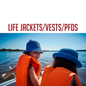 Life Jackets, Vests, Suits, and Inflatable PFDs