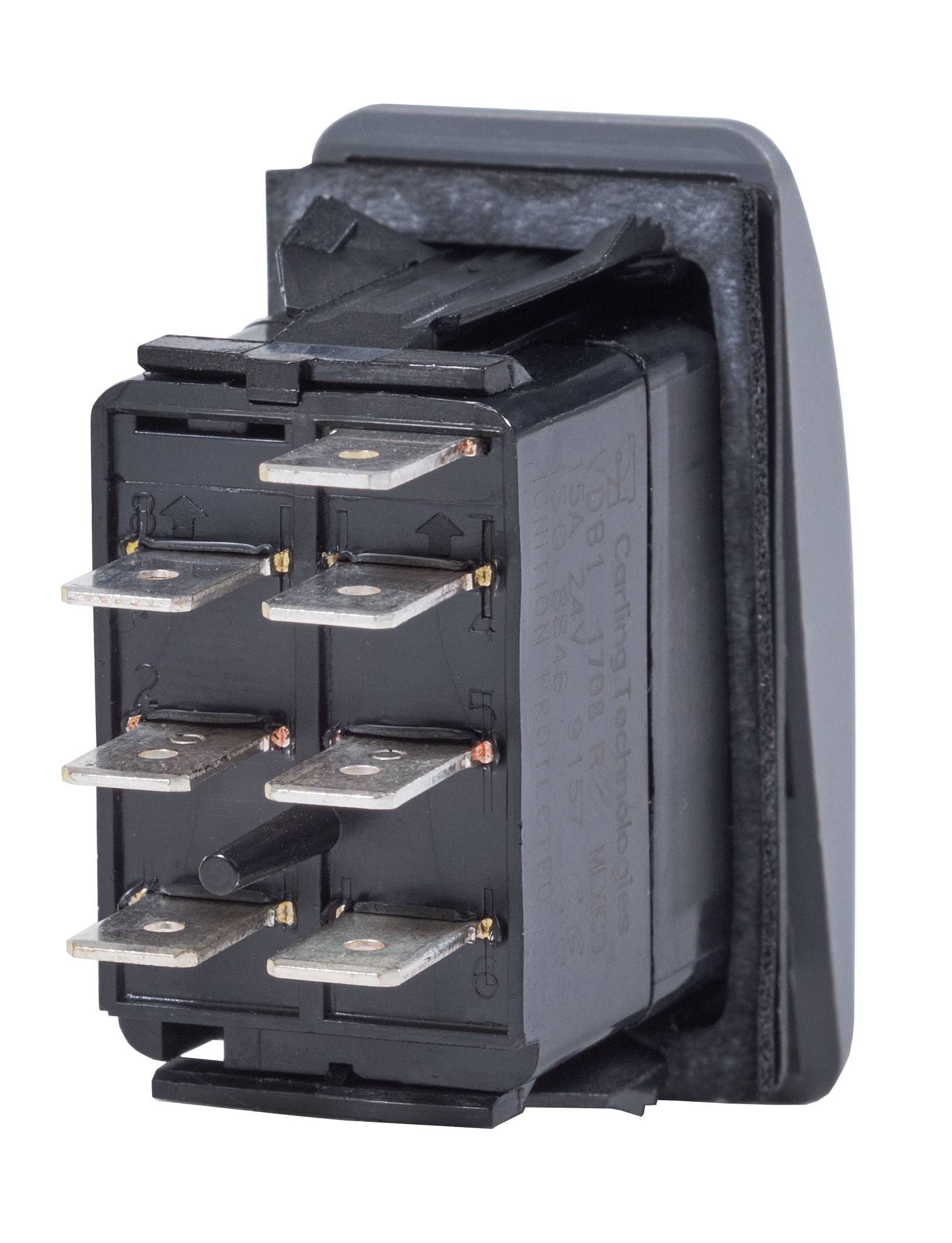 BLUE SEA SYSTEMS Contura II Switch DPDT Black - ON-ON - 7939 - Image 2