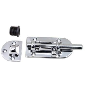 PERKO Chrome-Plated Bronze Barrel Bolt, 5-1/4 in. - 947-DP3-CHR