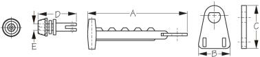 SEA-DOG LINE Nylon Side Vent Adjuster Kit, 5" - 324380-1 - Image 2