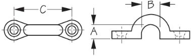 SEA-DOG Brass Pad Eye, 3/8 in - 081271 - Image 2