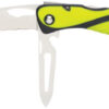 |ref-10122-couteau-offshore-fluorescent-lame-demanilleur-epissoir|Couteau Offshore fluorescent.Fluorescent Offshore knife.