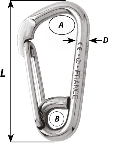 WICHARD Carbine Snap Hook - 2313 - Image 2