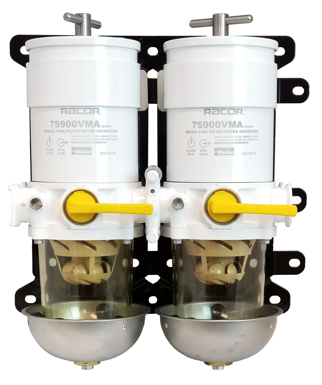 RACOR Fuel Filter/Water Separator 900VMA - Double Manifold - 75900VMA10 - Image 2