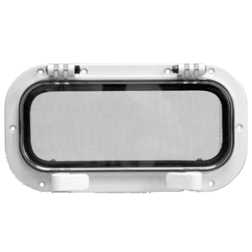 BECKSON Port Light 4 x 10 x 2 White FrameClear Lens - PO410DWC-20