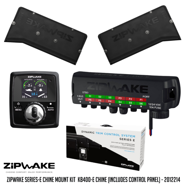 |||||ZIPWAKE Series-E Chine Mount Kit KB400-E Chine (Includes Control Panel) - 2012214|Zipwake E-Series Chine Style Interceptors|ZIPWAKE Control Panel|s60_distribution_unit_du-e-707ef00|zipwake-dynamic-trim-system-interface-2|Zipwake400E_Chine_Stbd