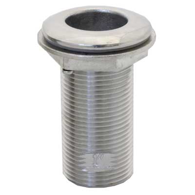 GEMLUX Cast Stainless Steel 3/4" Threaded Thru-Hull Fitting - 70002