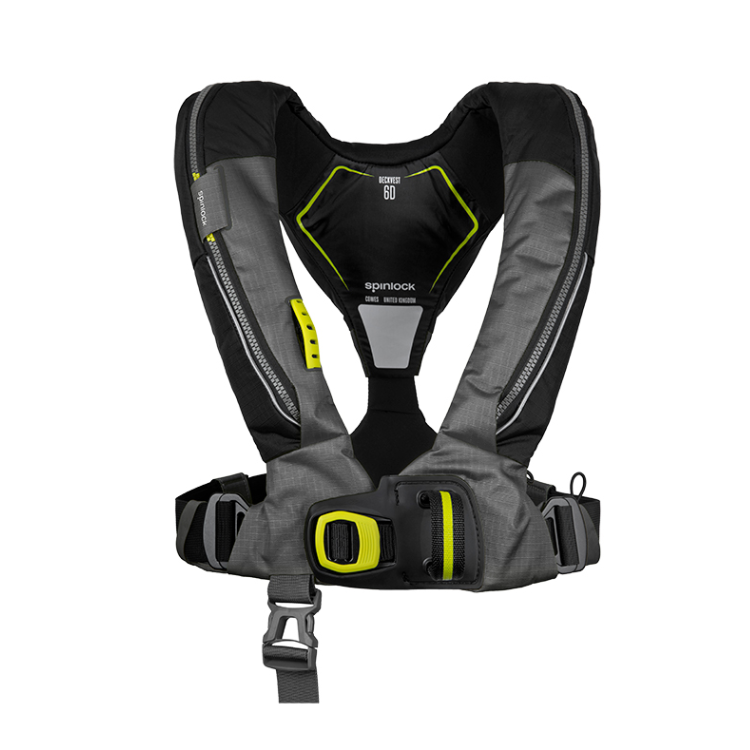 |||||SPINLOCK Deckvest 6D 170N Automatic Inflatable Life Jacket with Integrated Deck Harness - Black - DW-LJH6DA|Deckvest 6D|Deckvest 6D2|Deckvest 6D3|Deckvest 6D4|Deckvest 6D5