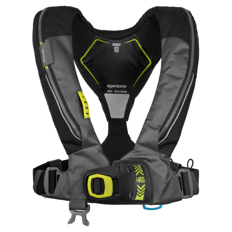 |||||SPINLOCK Deckvest 6D 170N Automatic Inflatable Life Jacket with Integrated Deck Harness and HRS - Black - DW-LJH6DAHRS|Deckvest 6D|Deckvest 6D2|Deckvest 6D3|Deckvest 6D4|Deckvest 6D5