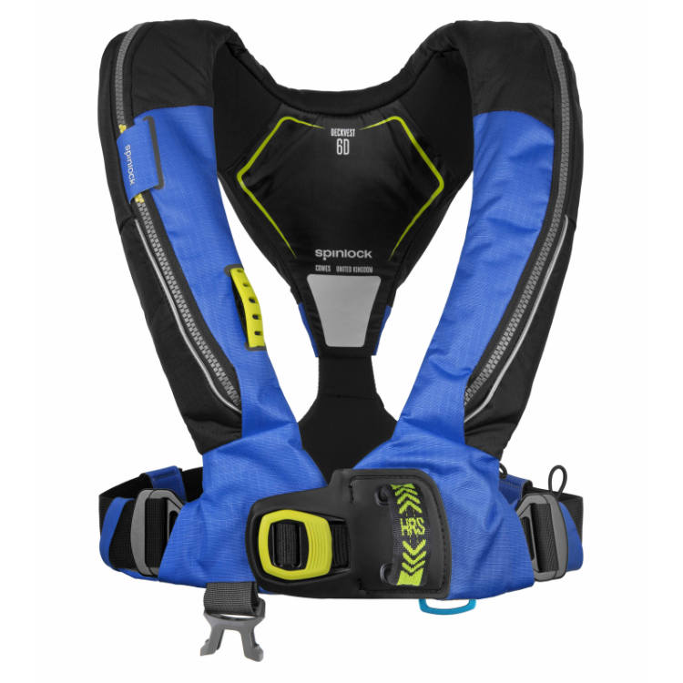 |||||SPINLOCK Deckvest 6D 170N Automatic Inflatable Life Jacket with Integrated Deck Harness and HRS - Pacific Blue - DW-LJH6DAPBHRS|Deckvest 6D|Deckvest 6D2|Deckvest 6D3|Deckvest 6D4|Deckvest 6D5