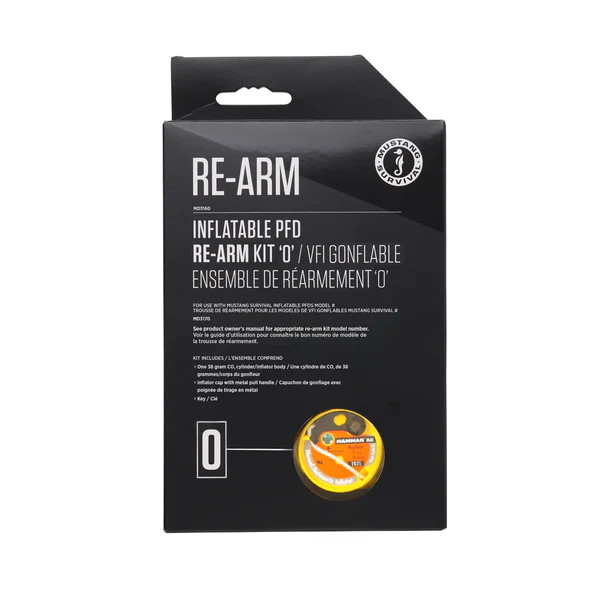 MUSTANG SURVIVAL Re-Arm Kit O, 38g Hammar with Metal Handle - MA3160