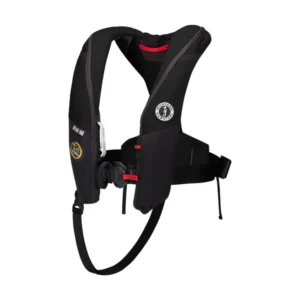 MUSTANG SURVIVAL Atlas 190 DLX Hydrostatic Inflatable Life Jacket Black - MD3195E1-13