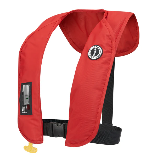 MUSTANG SURVIVAL MIT 70 Automatic Inflatable PFD, Red - MD4042-04