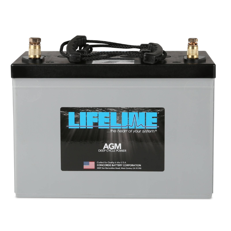 LIFELINE 27 Series AGM Marine/RV Starting Battery - GPL-2700T