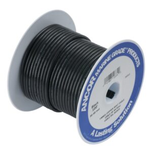 ANCOR Black 4 AWG Tinned Battery Cable, Sold by the Foot - 113050FT