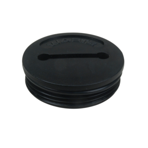 PERKO Black Replacement Waste Cap with O-Ring for Figure 1269 Deck Fill - 1269-DP-99A