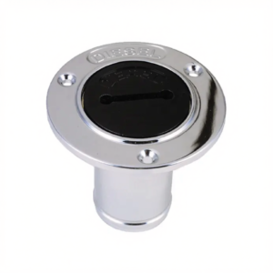 PERKO Chrome-Plated Non-Vented Diesel Deck Fill for 1-1/2 in. Hose - 1270-DPD-CHR