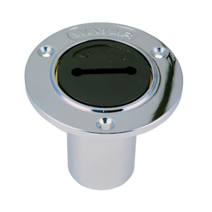 PERKO Chrome-Plated Non-Vented Water Deck Fill for 1-1/2 in. Hose - 1270-DPW-CHR