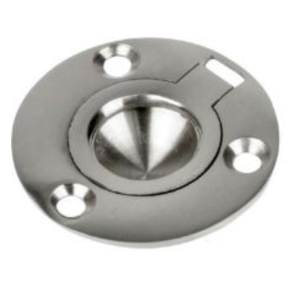 SEA-DOG Round Ring Pull, Chrome-Plated Brass, 1-5/8" - 222460-1
