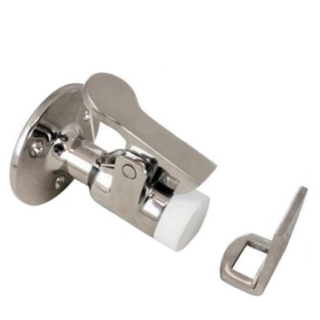 SEA-DOG Door Stop and Catch, Chrome-Plated Brass, 2-1/2" - 222710-1