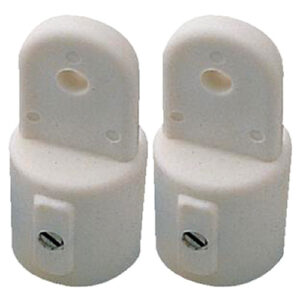 SEA-DOG White Nylon Top Caps for 7/8 in Tubing, Pair - 273101-1