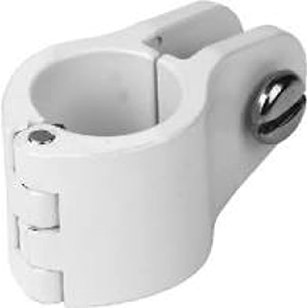 SEA-DOG White Nylon Hinged Jaw Slide with Bolt for 7/8 in Tubing - 273163-1