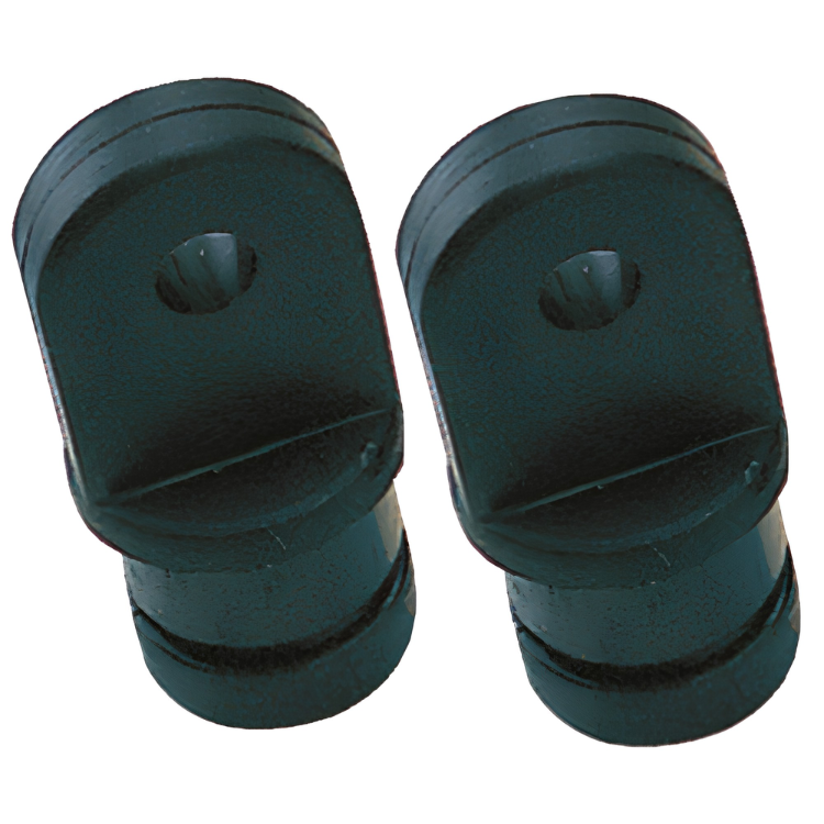 SEA-DOG Black Nylon Top Inserts for 7/8 in Tubing, Pair - 273180-1