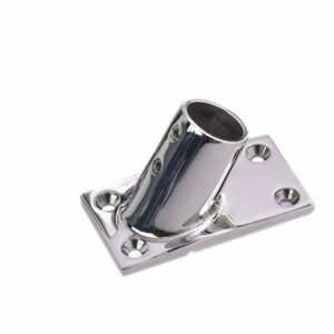 SEA-DOG 316 Stainless Steel 60° Rectangular Rail Base for 7/8 in Tubing, 1-3/4 x 3-1/16 in - 281600-1