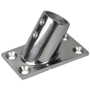 SEA-DOG 316 Stainless Steel 60° Rectangular Rail Base for 1 in Tubing, 1-7/8 x 3-1/4 in - 281601-1