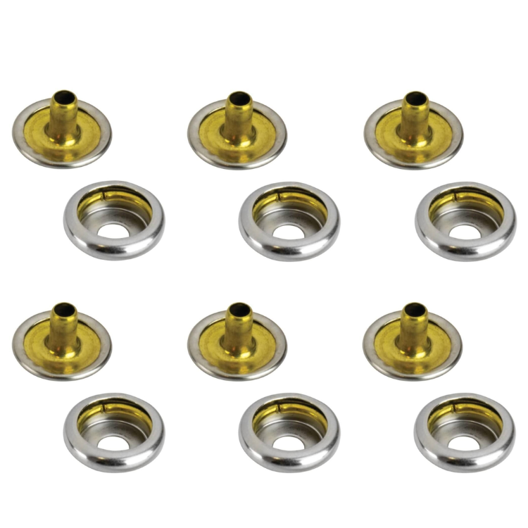 SEA-DOG LINE Canvas Snap Cap and Socket, 5/16", 6 Sets - 299109-1