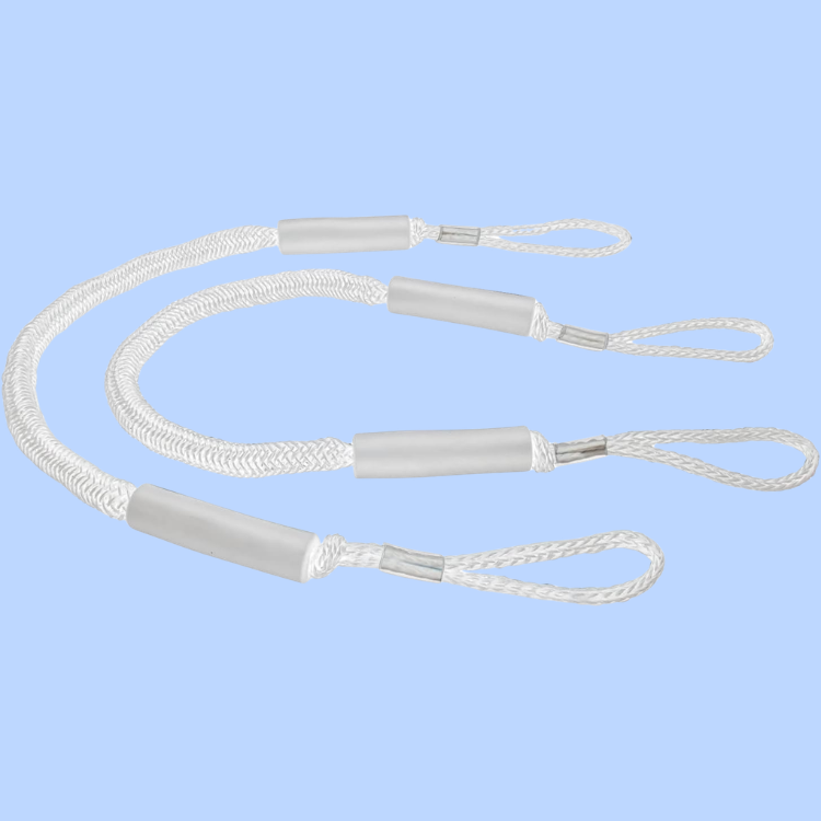 SEA-DOG LINE White Bungee Dock Line, 4 ft to 5-1/2 ft - 306254-1