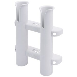 SEA-DOG LINE Two-Rod Side-Mount Storage Rack, White - 325028-1