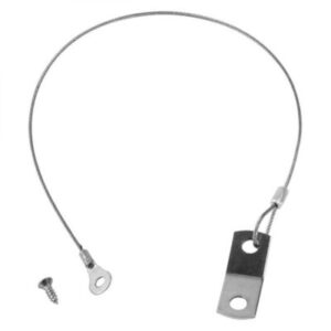 SEA-DOG LINE Stainless Steel Deck Plate Lanyard, 12" - 337198-1