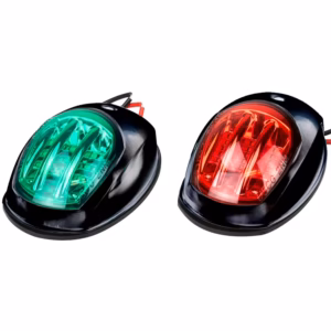 SEA-DOG LINE Black LED Side-Mount Navigation Lights, 2 NM, Pair - 400073-1