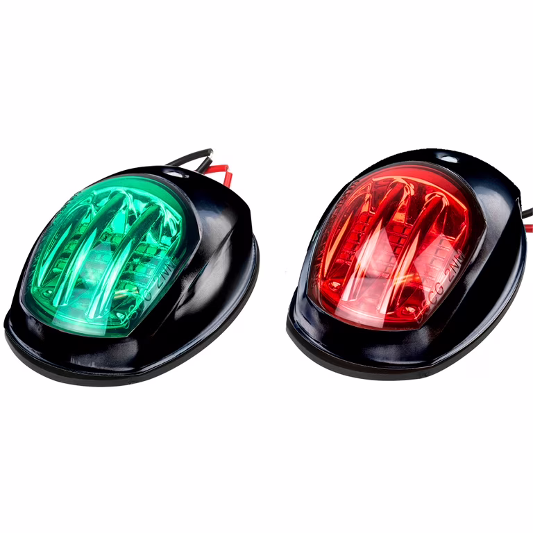 SEA-DOG LINE Black LED Side-Mount Navigation Lights, 2 NM, Pair - 400073-1