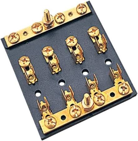 SEA-DOG LINE 4-Gang AGC Fuse/Negative Block with Bus Bars - 420544-1