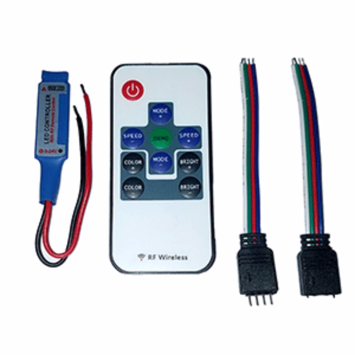 LUNASEA RGB LED Controller with Remote - LLB-45AR-08-02