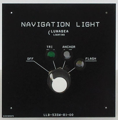 LUNASEA Selector Switch for LL53 Series Navigation Lights - LLB-53SW-81-00