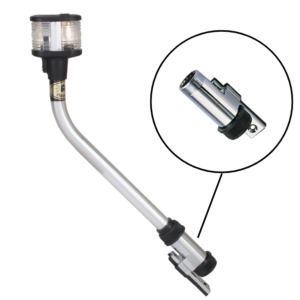 PERKO 22 in. Vertical Plug-In Combination Masthead and All-Round Light - 1124-DP2-CHR