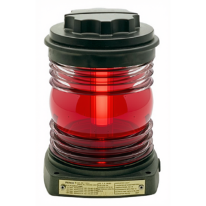 PERKO Red All-Round Light with Black Housing, 2 nm Certified - 1130-RA0-BLK