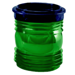 PERKO Green Replacement Lens Assembly for 1127-1130 Series Navigation Lights - 249-000-GRN