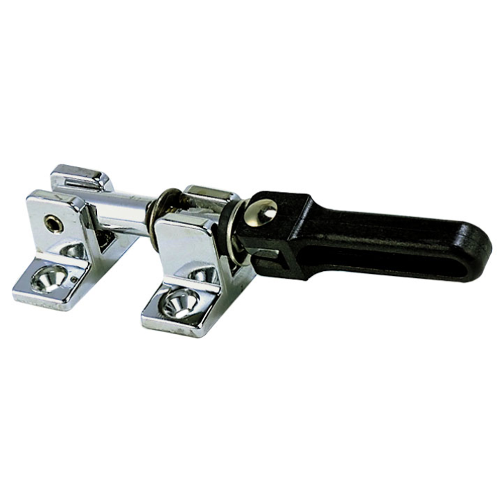 PERKO Chrome-Plated Hatch Fastener with Black Handle - 769-DP-CHR