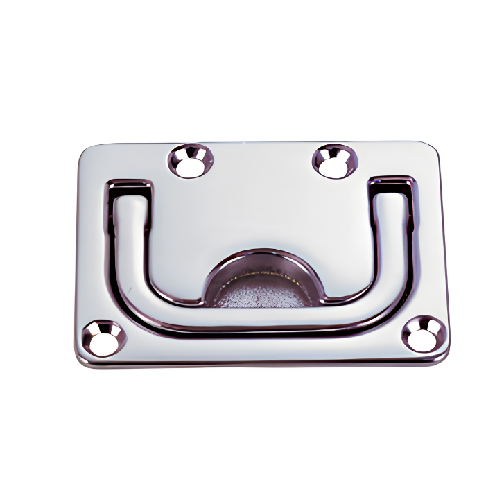 PERKO Size 1 Chrome-Plated Bronze Flush Lifting Handle - 776-DP1-CHR