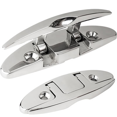 SEA-DOG LINE 5-Inch 316 Stainless Steel Oval Folding Cleat - 041125-1