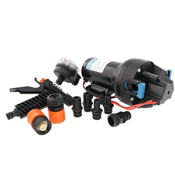JABSCO HotShot HD5 Washdown Pump, 12V, 5 GPM, 70 PSI - P501J-119N-3A